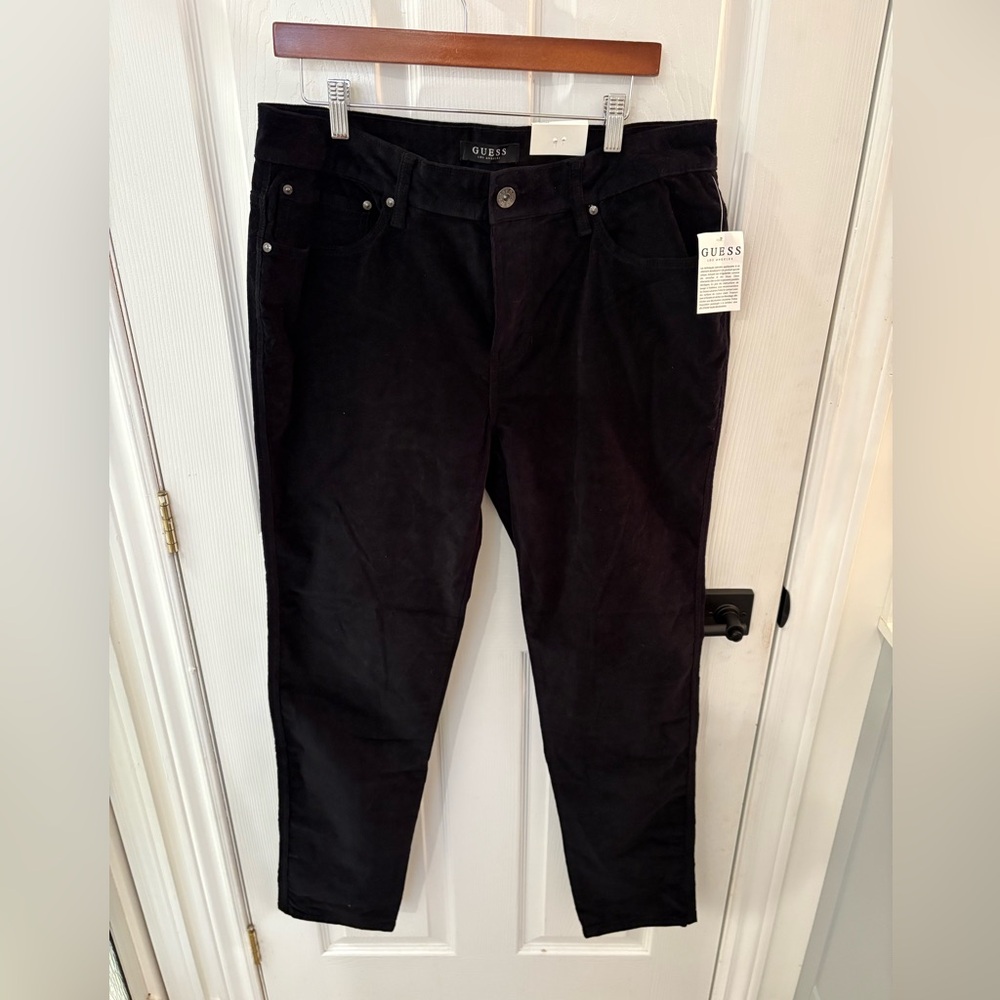 GUESS Men's Black Corduroy